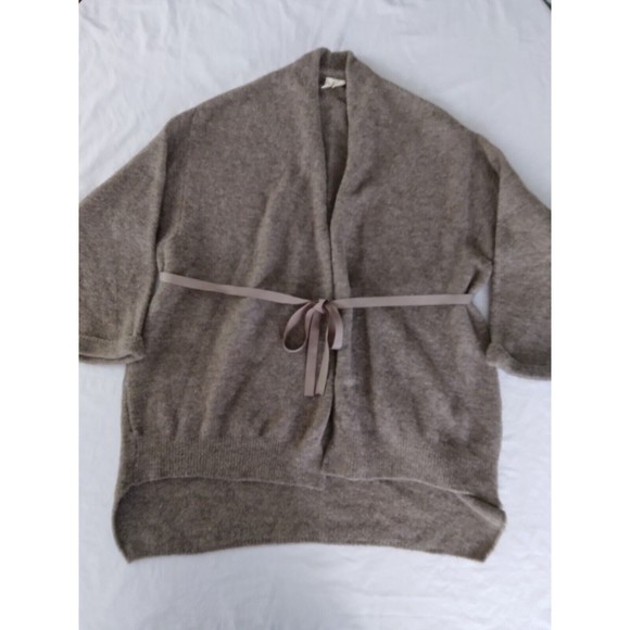 Anthropologie Moth Vallon Ribbon Tie Cardigan Sweater Wool Blend Size Small - Picture 6 of 12